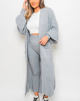 Chunky Knitted Balloon Sleeve Long Maxi Cardigan - Toi ‘n’ Moi Ltd