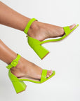 Chunky Heeled Ankle Strap Sandals - Toi ‘n’ Moi Ltd