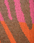 Zebra Stripe Knitted Jumper