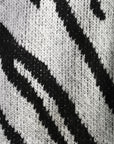 Zebra Stripe Knitted Jumper