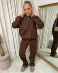 Zip Bomber Jacket and Trouser Co-ord Set