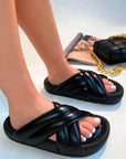 Chunky Crossover Sandals - Toi ‘n’ Moi Ltd