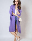 Open Front Knitted Long Cardigan - Toi ‘n’ Moi Ltd
