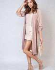 Open Front Knitted Long Cardigan - Toi ‘n’ Moi Ltd