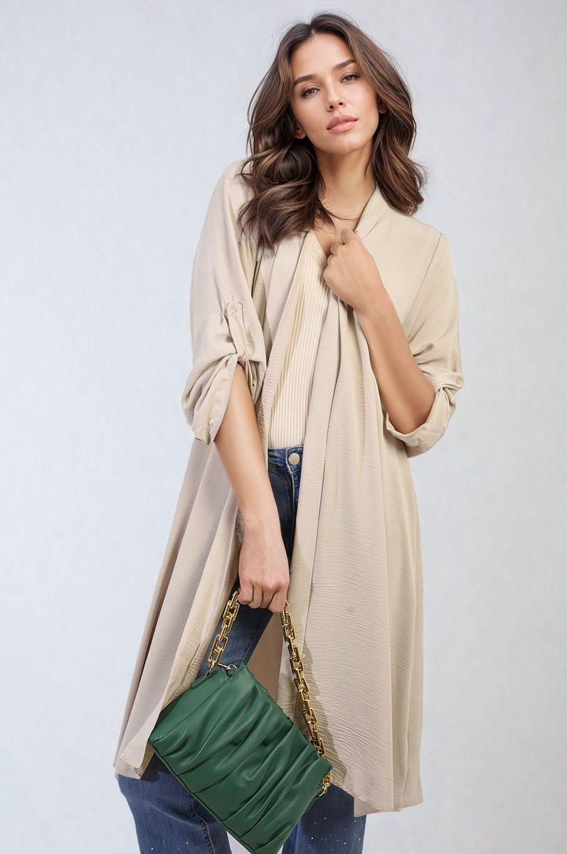 Open Front Knitted Long Cardigan - Toi ‘n’ Moi Ltd