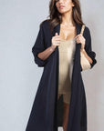 Open Front Knitted Long Cardigan - Toi ‘n’ Moi Ltd