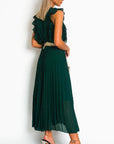 Pleated Maxi Dress