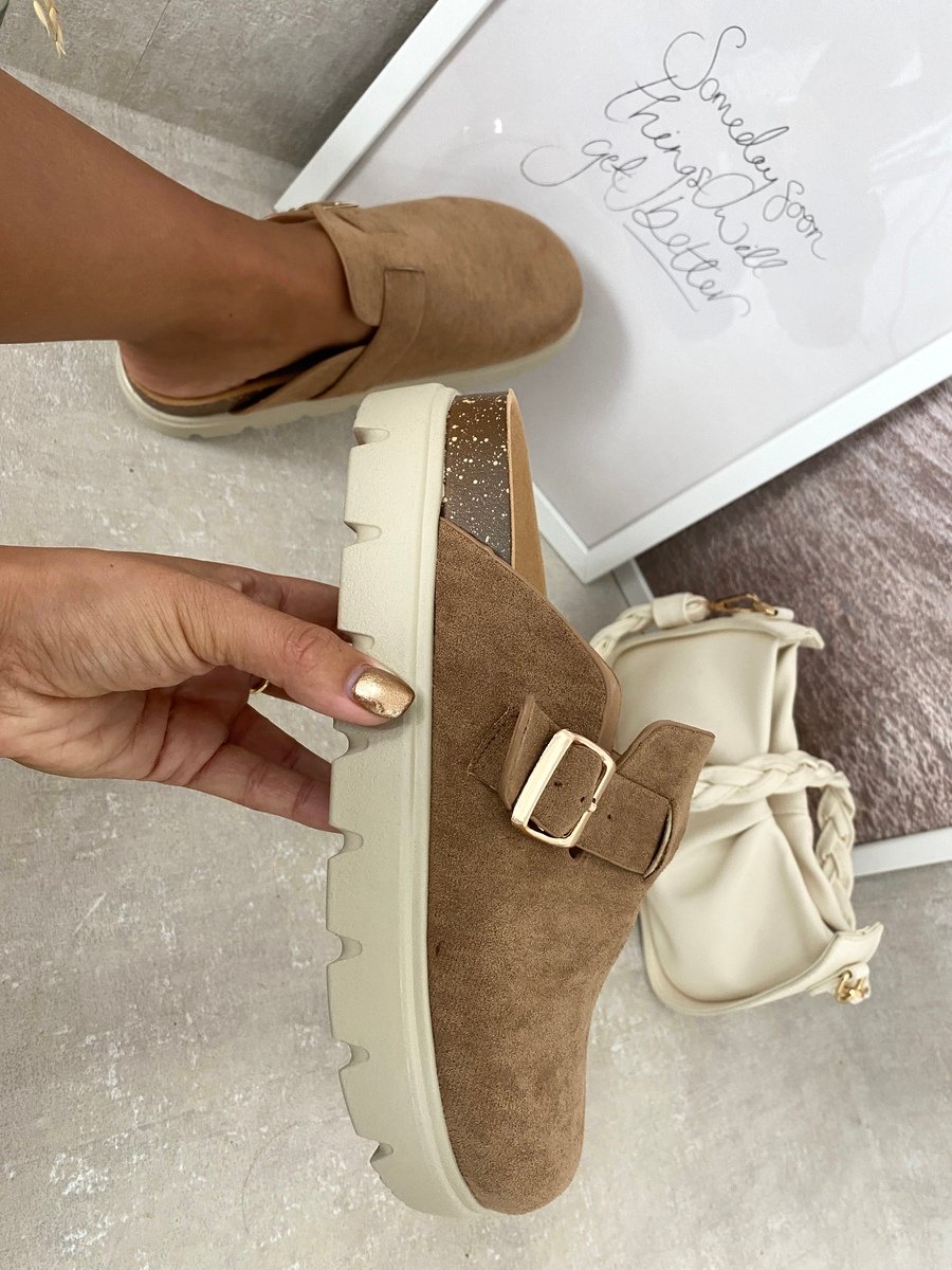 Chunky Closed Toe Buckle Sandals - Toi ‘n’ Moi Ltd