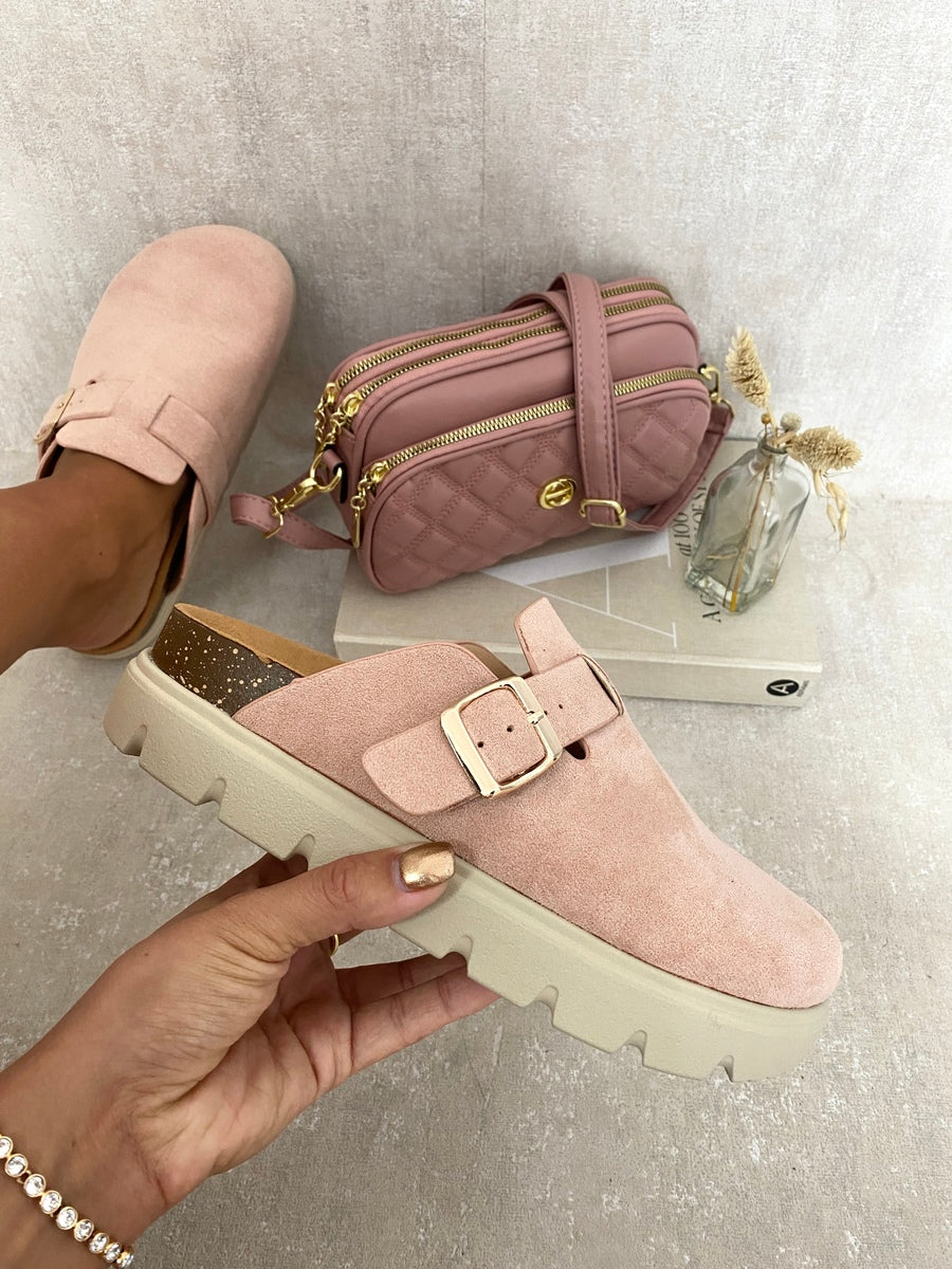 Chunky Closed Toe Buckle Sandals - Toi ‘n’ Moi Ltd