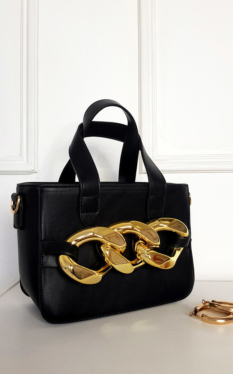 Bag with Extreme Chain Detail - Toi ‘n’ Moi Ltd