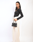 High Waist Belted Wide Leg Trouser - Toi ‘n’ Moi Ltd