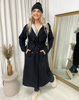 Belted Button Hooded Trench Coat - Toi ‘n’ Moi Ltd