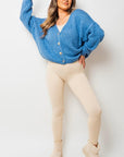 V-Neck Button Down Knitted Cardigan - Toi ‘n’ Moi Ltd