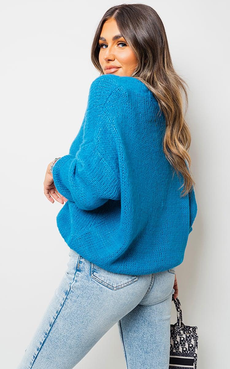 V-Neck Button Down Knitted Cardigan - Toi ‘n’ Moi Ltd