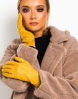 Faux Suede Gloves