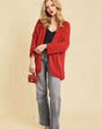 Chunky Long Sleeve Knitted Cardigan - Toi ‘n’ Moi Ltd