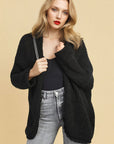 Chunky Long Sleeve Knitted Cardigan - Toi ‘n’ Moi Ltd