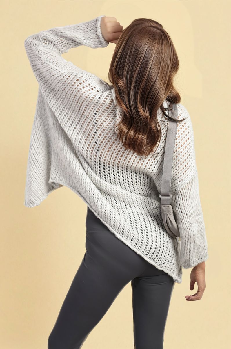 Chunky Long Sleeve Knitted Cardigan - Toi ‘n’ Moi Ltd