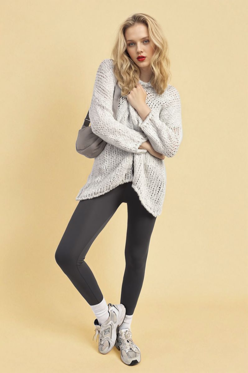Chunky Long Sleeve Knitted Cardigan - Toi ‘n’ Moi Ltd