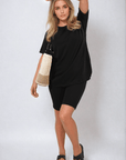 Loose Fit Top and Biker Shorts Co-ord Set - Toi ‘n’ Moi Ltd