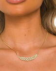 Thin Diamante Choker Necklace