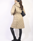 Quilted Winter Jacket with Belt - Toi ‘n’ Moi Ltd