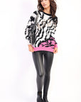 Amour Tiger Print Jumper - Toi ‘n’ Moi Ltd