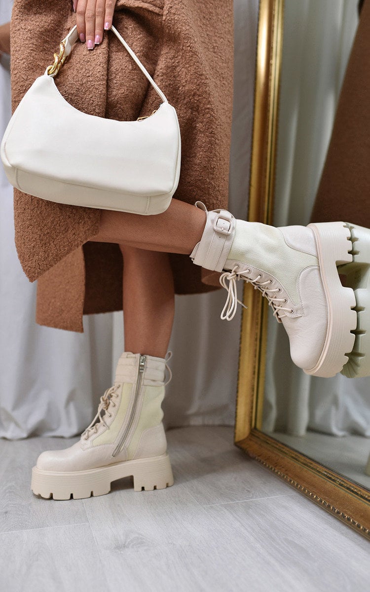 Block Heel Chunky Ankle Boots - Toi ‘n’ Moi Ltd