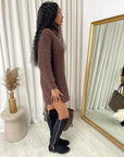 Chunky Roll Neck Knitted Jumper - Toi ‘n’ Moi Ltd