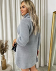 Chunky Roll Neck Knitted Jumper - Toi ‘n’ Moi Ltd