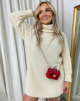 Chunky Roll Neck Knitted Jumper - Toi ‘n’ Moi Ltd