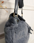 Faux Fur Shoulder Bag