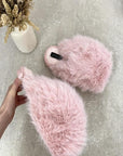 Fluffy Faux Fur Slippers