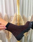 Chunky Sock Boots