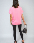 V-Neck Twist Front Top
