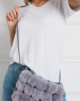 Cross Body Pom Pom Handbag