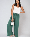 Drawstring Waist Wide Leg Trousers - Toi ‘n’ Moi Ltd