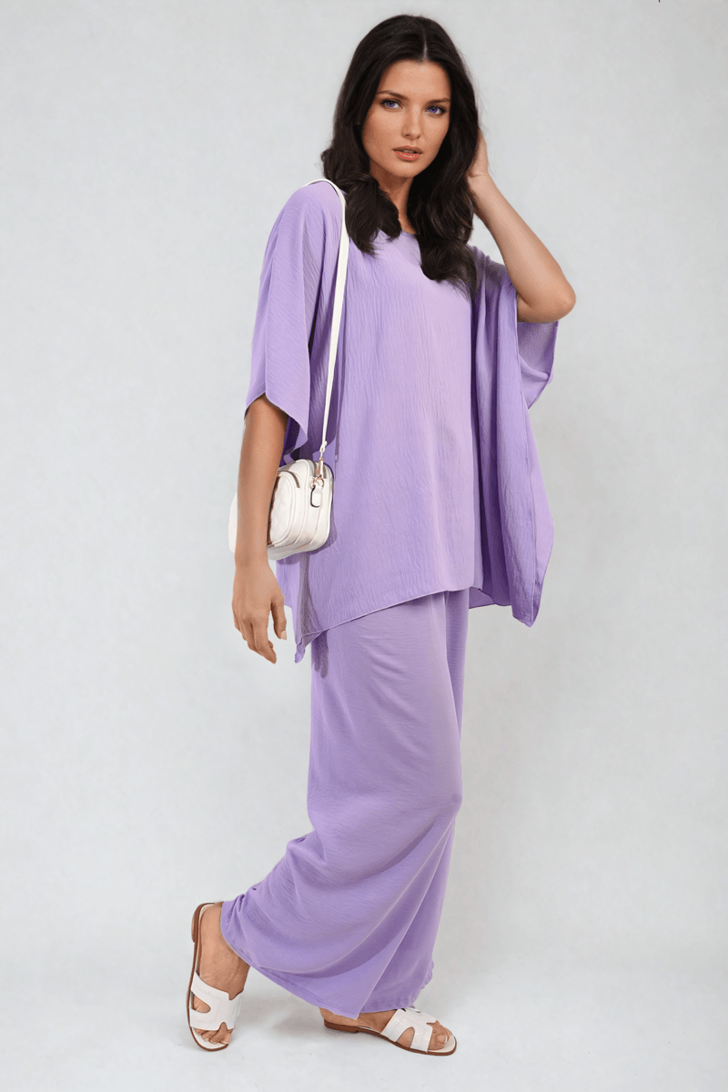 Drawstring Waist Wide Leg Trousers - Toi ‘n’ Moi Ltd