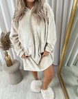 Oversized Fluffy Winter Blanket Hoodie