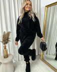 Velvet Long Sleeve Loose Top and Jogger Loungewear Co-ord Set