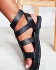 Strappy Flat Sandals