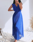 Pleated Maxi Dress