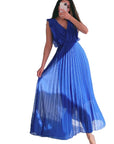 Pleated Maxi Dress