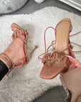 Strappy Mule Heels