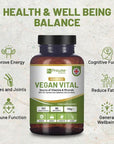 Vegan Vital Multivitamins and Minerals | 120 Vegan Multivitamin Capsule by Prowise Healthcare - Toi ‘n’ Moi Ltd