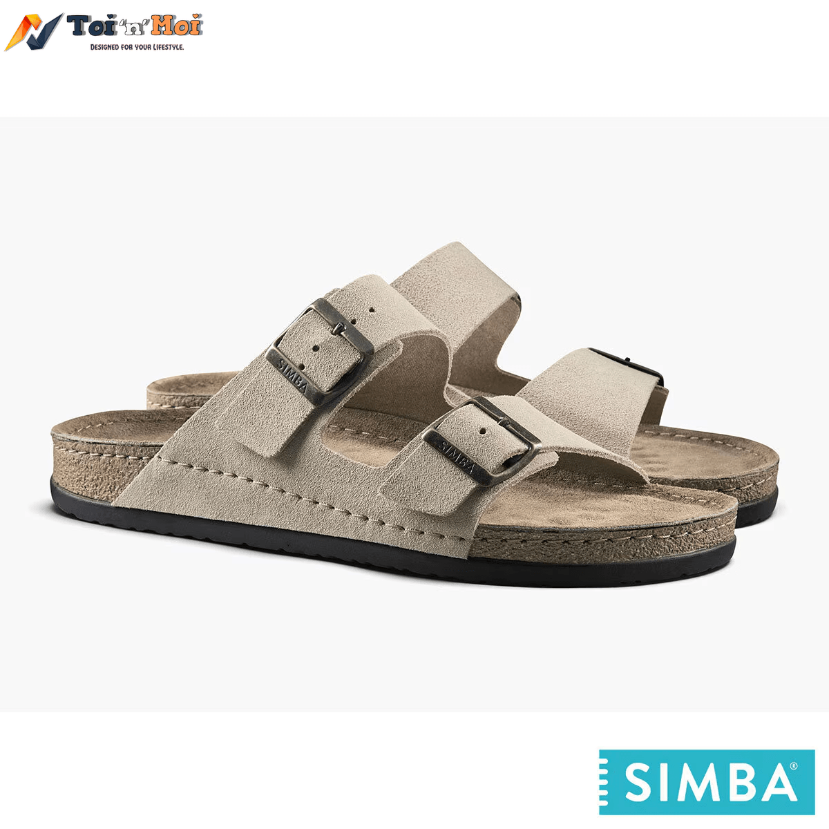 Simba Men'S Ylur Slipper in Beige - Toi ‘n’ Moi Ltd