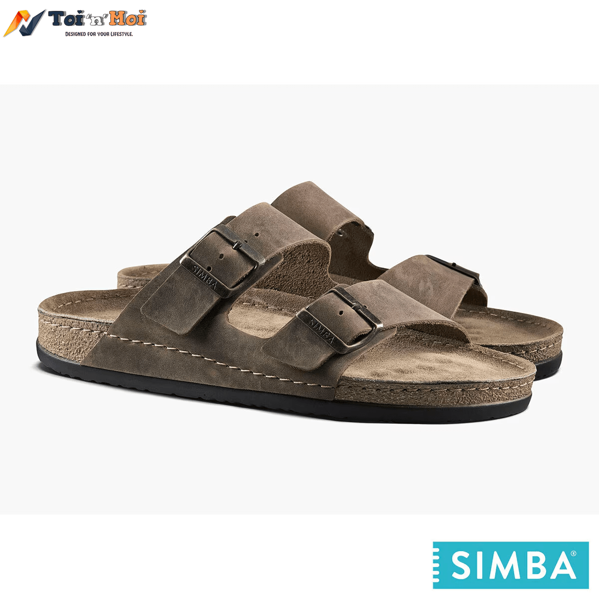 Simba Men'S Ylur Slipper in Beige - Toi ‘n’ Moi Ltd